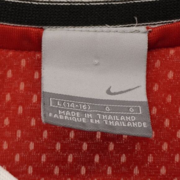 Vintage Y2K Nike Basketball Mesh Jersey Red Youth Medium | Retro Athletic - Picture 5 of 5